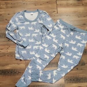 Hanna Andersson Blue Polar Bear Pajama Set - Organic Cotton *See Matching 2T*